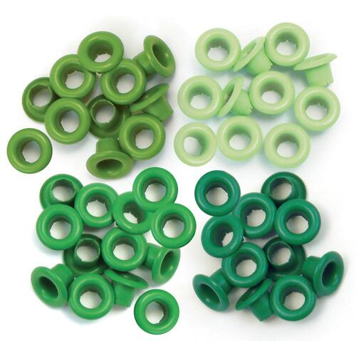 We R Memory Keepers Green Eyelets