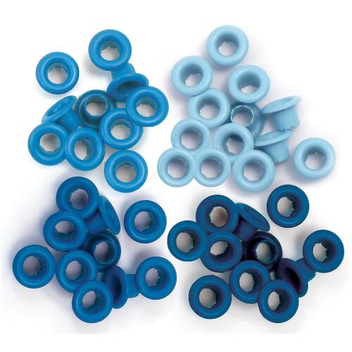 We R Memory Keepers Blue Eyelets