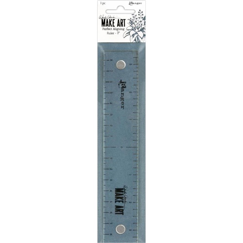 Wendy Vecchi Make Art Stay-tion Magnetic Perfect Aligning Ruler 7"