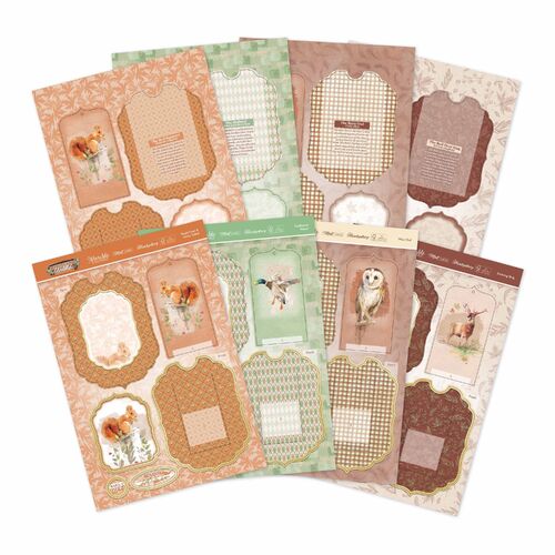 Hunkydory Woodland Wildlife Easel Reveal Concept Card Collection