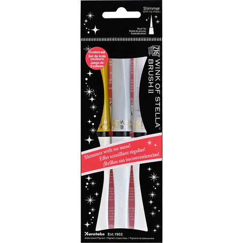 Zig Wink of Stella Christmas Sparkle Brush II Set