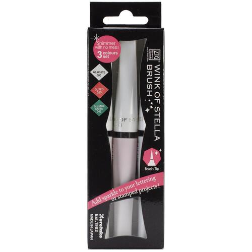 Zig White Christmas Wink of Stella Brush II Set